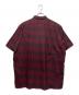 INDIVIDUALIZED SHIRTS (インディビジュアライズドシャツ) オンブレショートスリーブシャツ レッド サイズ:L：8000円