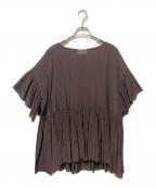 1er Arrondissementプルミエ アロンディスモン）の古着「ギャザーブラウス」｜ブラウン