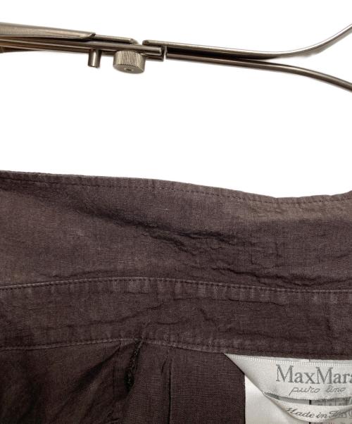 MaxMara（マックスマーラ）MaxMara (マックスマーラ) カシュクールワンピース ブラウン サイズ:42の古着・服飾アイテム