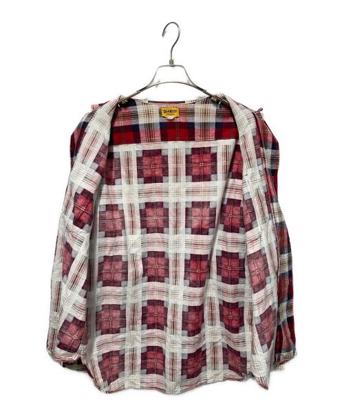 OSH KOSH（オシュコシュ）OSH KOSH (オシュコシュ) 60’S~プリネルチェックシャツ レッド サイズ:不明の古着・服飾アイテム