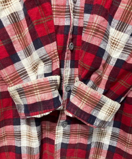 OSH KOSH（オシュコシュ）OSH KOSH (オシュコシュ) 60’S~プリネルチェックシャツ レッド サイズ:不明の古着・服飾アイテム