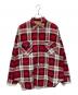 OSH KOSH（オシュコシュ）の古着「60’S~プリネルチェックシャツ」｜レッド