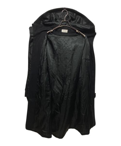 TAAKK（ターク）TAAKK (ターク) ウールカシミヤフーデッドコート ブラック サイズ:2の古着・服飾アイテム