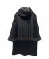 TAAKK (ターク) ウールカシミヤフーデッドコート ブラック サイズ:2：20000円