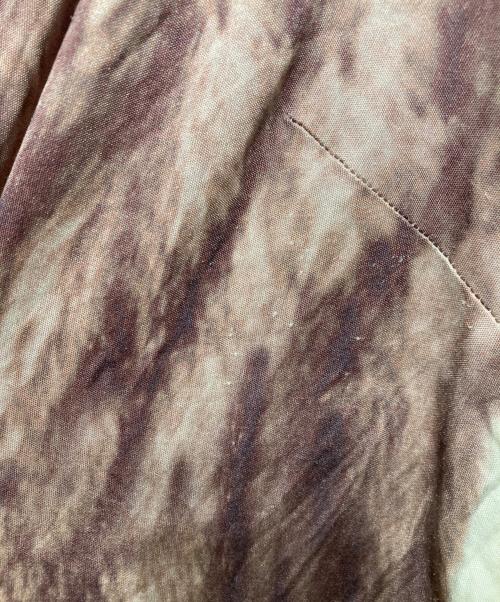 H&M（エイチアンドエム）H&M (エイチアンドエム) Maison Martin Margiela (メゾンマルタンマルジェラ) ファー転写プリントロングカーディガン ブラウン サイズ:34の古着・服飾アイテム