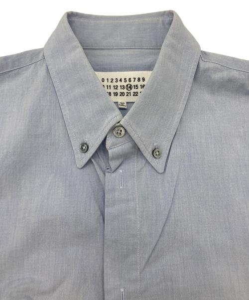 Maison Margiela（メゾンマルジェラ）Maison Margiela (メゾンマルジェラ) ボタンダウンシャツ ブルー サイズ:40の古着・服飾アイテム