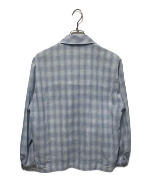 Yves Saint Laurent pour homme（イヴサンローラン プールオム）Yves Saint Laurent pour homme (イヴサンローラン プールオム) スイングトップ ブルー サイズ:95の古着・服飾アイテム