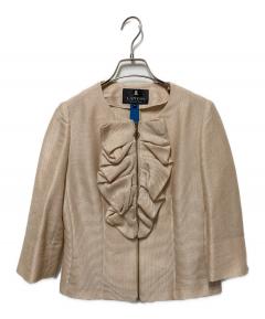 中古・古着通販】BEIGE (ベイジ) CAROLE / ノーカラージャケット