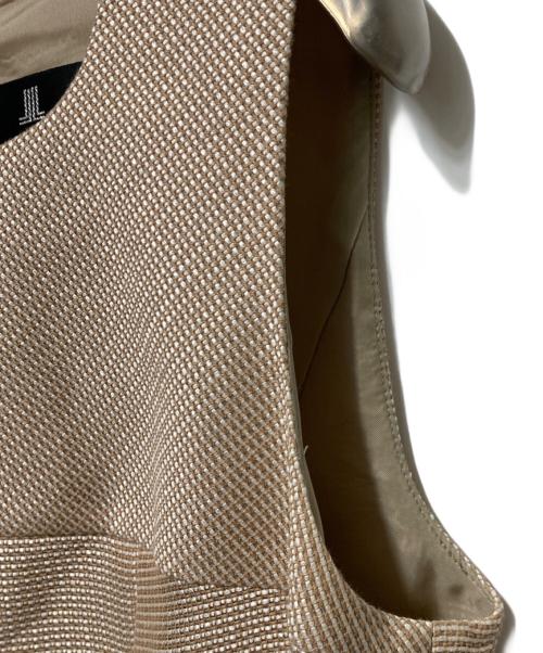 LANVIN COLLECTION（ランバンコレクション）LANVIN COLLECTION (ランバンコレクション) ノースリーブワンピース ベージュ サイズ:38の古着・服飾アイテム