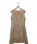 LANVIN COLLECTION (ランバンコレクション) ノースリーブワンピース ベージュ サイズ:38：6000円
