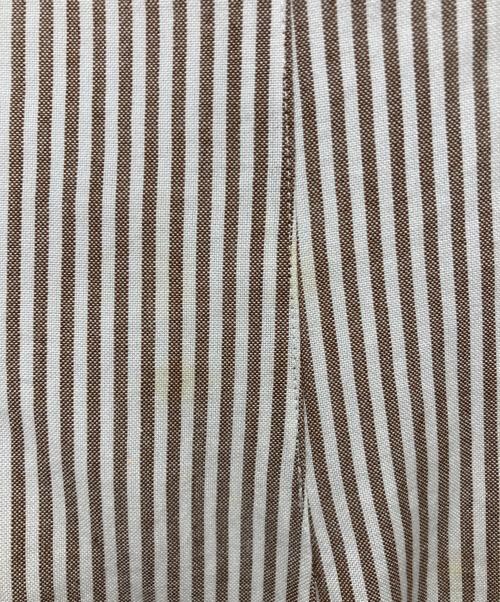 Rene（ルネ）Rene (ルネ) フリルストライプセットアップ ベージュ サイズ:38の古着・服飾アイテム