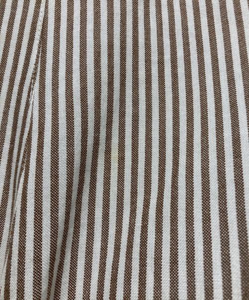 Rene（ルネ）Rene (ルネ) フリルストライプセットアップ ベージュ サイズ:38の古着・服飾アイテム