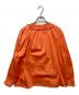 BALLSEY (ボールジィ) ハイカウントサテン フリルネックブラウス オレンジ サイズ:36：5000円