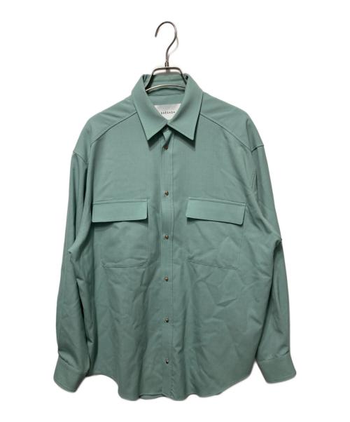SUESADA（スエサダ）SUESADA (スエサダ) ウールブレンドシャツ ミント サイズ:Rの古着・服飾アイテム