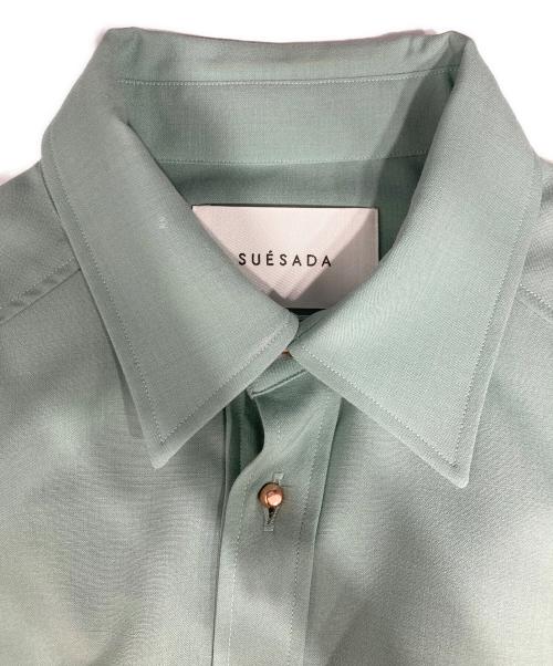 SUESADA（スエサダ）SUESADA (スエサダ) ウールブレンドシャツ ミント サイズ:Rの古着・服飾アイテム