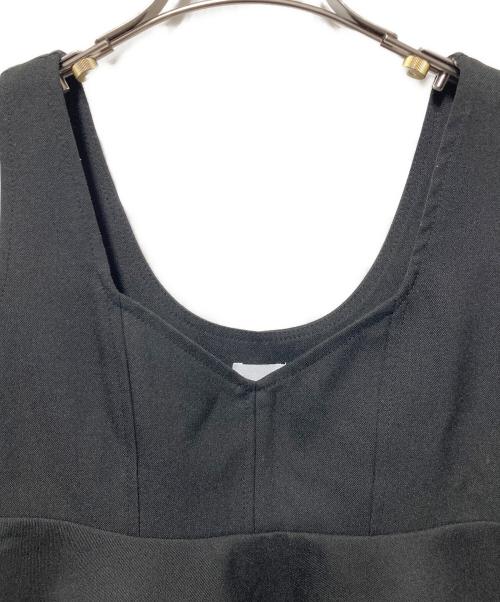 CAPRICIEUX LE'MAGE（カプリシューレマージュ）CAPRICIEUX LE'MAGE (カプリシューレマージュ) ペプラムトップス ブラック サイズ:Freeの古着・服飾アイテム