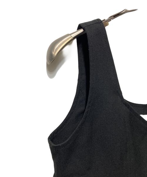 CAPRICIEUX LE'MAGE（カプリシューレマージュ）CAPRICIEUX LE'MAGE (カプリシューレマージュ) ペプラムトップス ブラック サイズ:Freeの古着・服飾アイテム