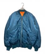 ALPHAアルファ）の古着「フライトジャケット」｜ネイビー