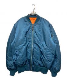 ALPHA（アルファ）の古着「フライトジャケット」｜ネイビー