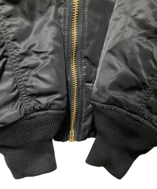 ALPHA（アルファ）ALPHA (アルファ) MA-1フライトジャケット ブラック サイズ:XLの古着・服飾アイテム