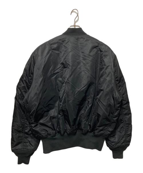 ALPHA（アルファ）ALPHA (アルファ) MA-1フライトジャケット ブラック サイズ:XLの古着・服飾アイテム
