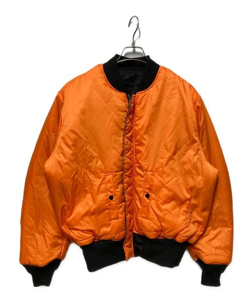 ALPHA（アルファ）ALPHA (アルファ) MA-1フライトジャケット ブラック サイズ:XLの古着・服飾アイテム