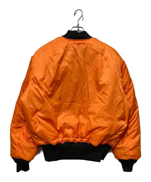 ALPHA（アルファ）ALPHA (アルファ) MA-1フライトジャケット ブラック サイズ:XLの古着・服飾アイテム