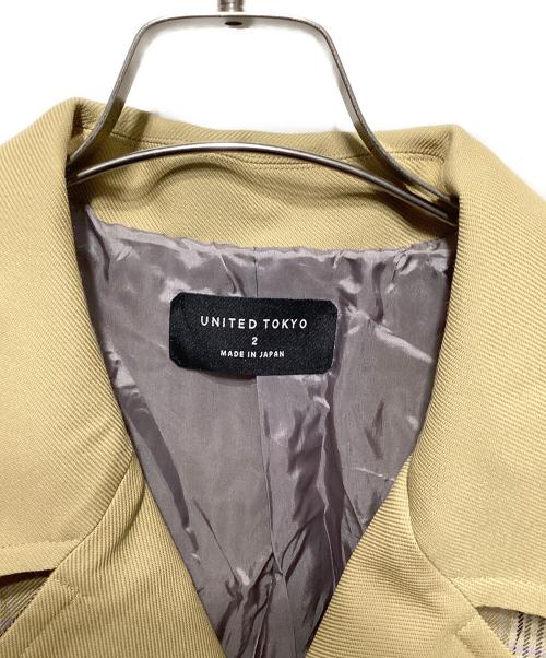 UNITED TOKYO（ユナイテッドトーキョー）UNITED TOKYO (ユナイテッドトーキョー) リバーストレンチコート ベージュ サイズ:2の古着・服飾アイテム