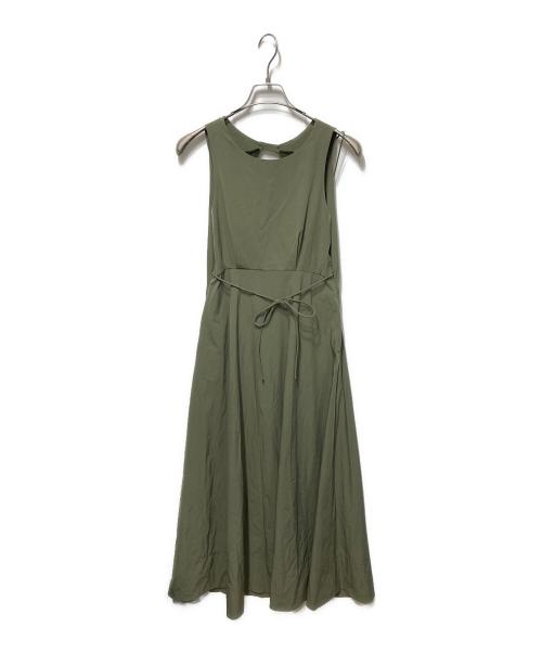COCODEAL（ココディール）COCODEAL (ココディール) ブラトップ×バックオープンナイロンワンピース カーキ サイズ:2の古着・服飾アイテム
