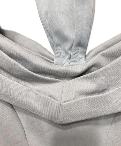 HER LIP TO（ハーリップトゥ）HER LIP TO (ハーリップトゥ) Lily Shawl Peplum Top グレー サイズ:Mの古着・服飾アイテム