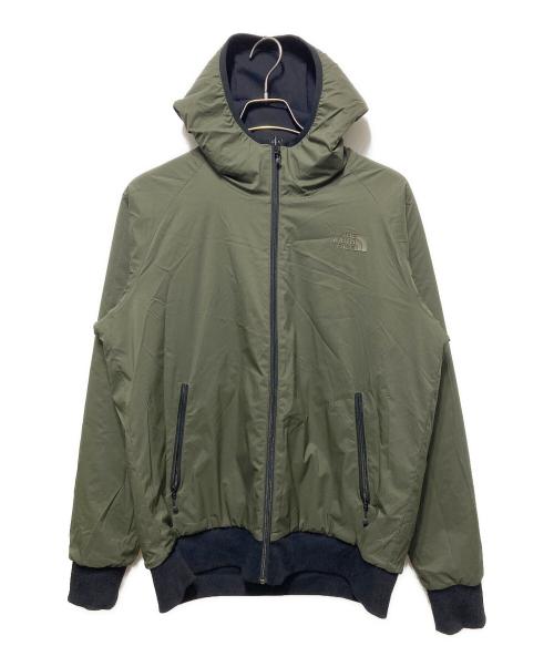 THE NORTH FACE（ザ ノース フェイス）THE NORTH FACE (ザ ノース フェイス) REVERSIBLE TECH AIR HOODIE/リバーシブルテックエアーフーディ カーキ サイズ:Ｌの古着・服飾アイテム