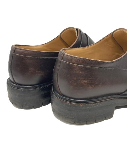 HERMES（エルメス）HERMES (エルメス) モンクストラップーシューズ ブラウン サイズ:40の古着・服飾アイテム