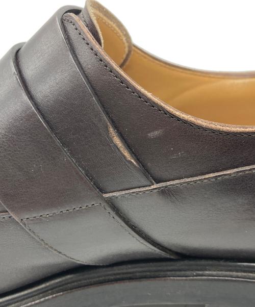 HERMES（エルメス）HERMES (エルメス) モンクストラップーシューズ ブラウン サイズ:40の古着・服飾アイテム