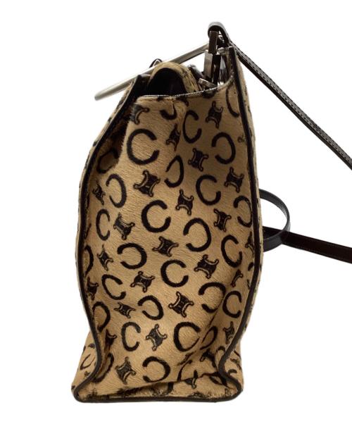 CELINE（セリーヌ）CELINE (セリーヌ) ハラコバッグ ベージュの古着・服飾アイテム