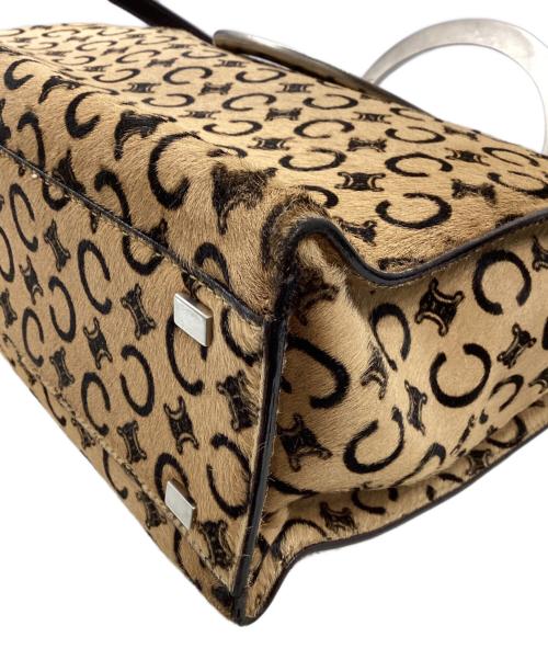 CELINE（セリーヌ）CELINE (セリーヌ) ハラコバッグ ベージュの古着・服飾アイテム