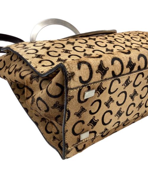 CELINE（セリーヌ）CELINE (セリーヌ) ハラコバッグ ベージュの古着・服飾アイテム