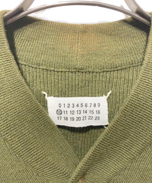 Maison Martin Margiela（メゾンマルタンマルジェラ）Maison Martin Margiela (メゾンマルタンマルジェラ) ヘンリーネックニット カーキ サイズ:Sの古着・服飾アイテム