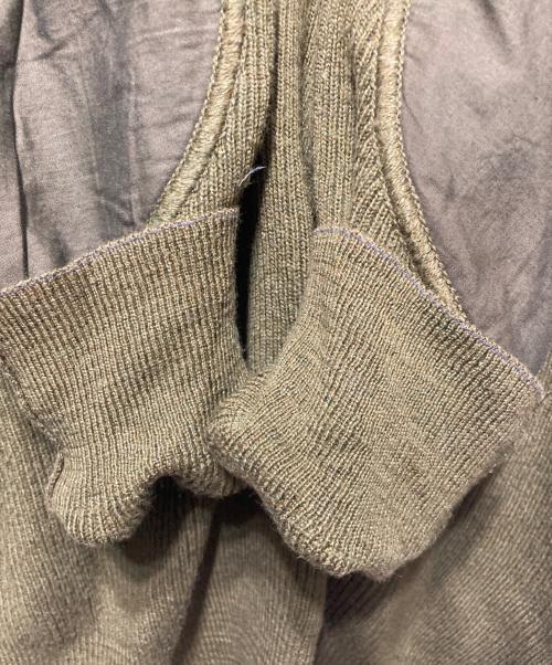 Maison Martin Margiela（メゾンマルタンマルジェラ）Maison Martin Margiela (メゾンマルタンマルジェラ) ヘンリーネックニット カーキ サイズ:Sの古着・服飾アイテム
