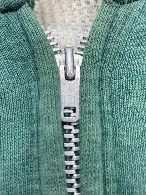 Kmart（ケーマート）Kmart (ケーマート) 裏サーマルジップパーカー グリーン サイズ:Lの古着・服飾アイテム