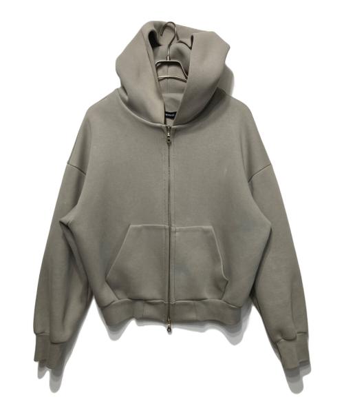 SEVENTH（セブンス）SEVENTH (セブンス) V2 ZIPPED HOODIE グレー サイズ:XSの古着・服飾アイテム