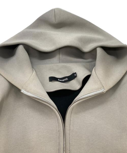 SEVENTH（セブンス）SEVENTH (セブンス) V2 ZIPPED HOODIE グレー サイズ:XSの古着・服飾アイテム