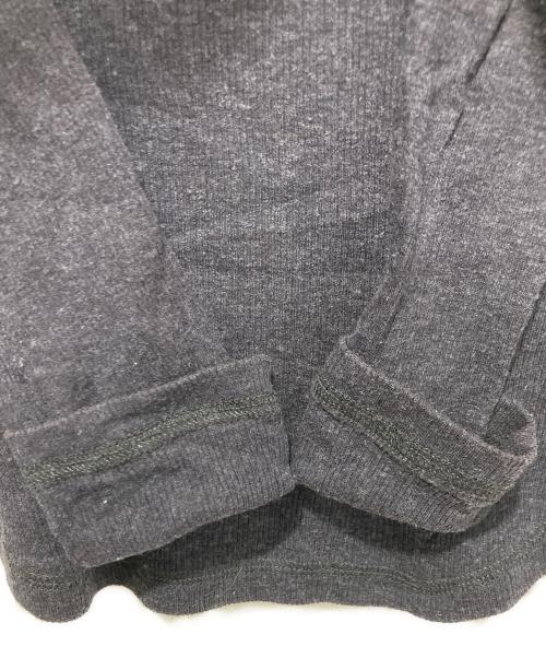 RAF SIMONS（ラフシモンズ）RAF SIMONS (ラフシモンズ) ヘンリーネックカットソー ネイビー サイズ:48の古着・服飾アイテム