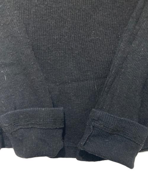 RAF SIMONS（ラフシモンズ）RAF SIMONS (ラフシモンズ) ヘンリーネックカットソー ブラック サイズ:SIZE 46の古着・服飾アイテム