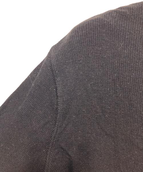 RAF SIMONS（ラフシモンズ）RAF SIMONS (ラフシモンズ) ヘンリーネックカットソー ブラック サイズ:SIZE 46の古着・服飾アイテム