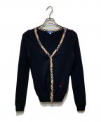 BURBERRY BLUE LABELバーバリー ブルー レーベル）の古着「カーディガン」｜ブラック