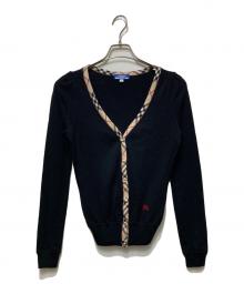 BURBERRY BLUE LABEL（バーバリー ブルー レーベル）の古着「カーディガン」｜ブラック
