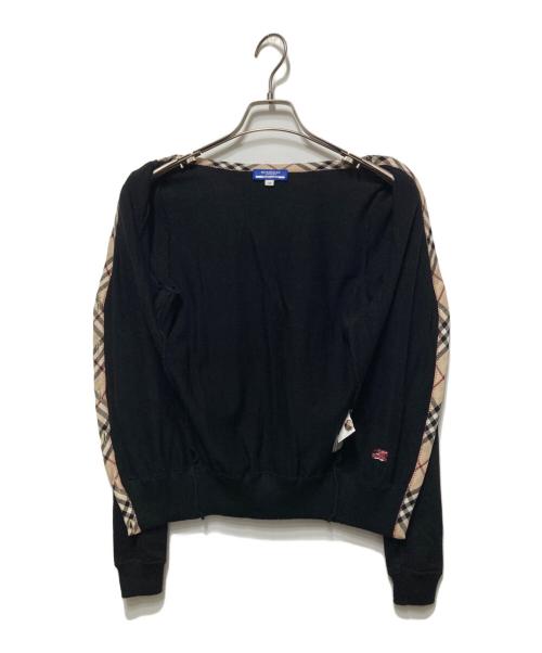 BURBERRY BLUE LABEL（バーバリー ブルー レーベル）BURBERRY BLUE LABEL (バーバリー ブルー レーベル) カーディガン ブラック サイズ:38の古着・服飾アイテム