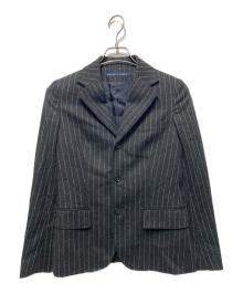 RALPH LAUREN（ラルフローレン）の古着「ストライプ3Bジャケット」｜グレー