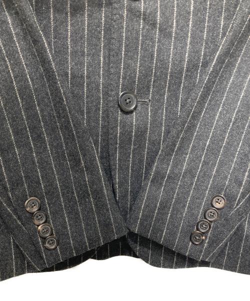 RALPH LAUREN（ラルフローレン）RALPH LAUREN (ラルフローレン) ストライプ3Bジャケット グレー サイズ:7の古着・服飾アイテム