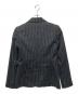 RALPH LAUREN (ラルフローレン) ストライプ3Bジャケット グレー サイズ:7：6000円